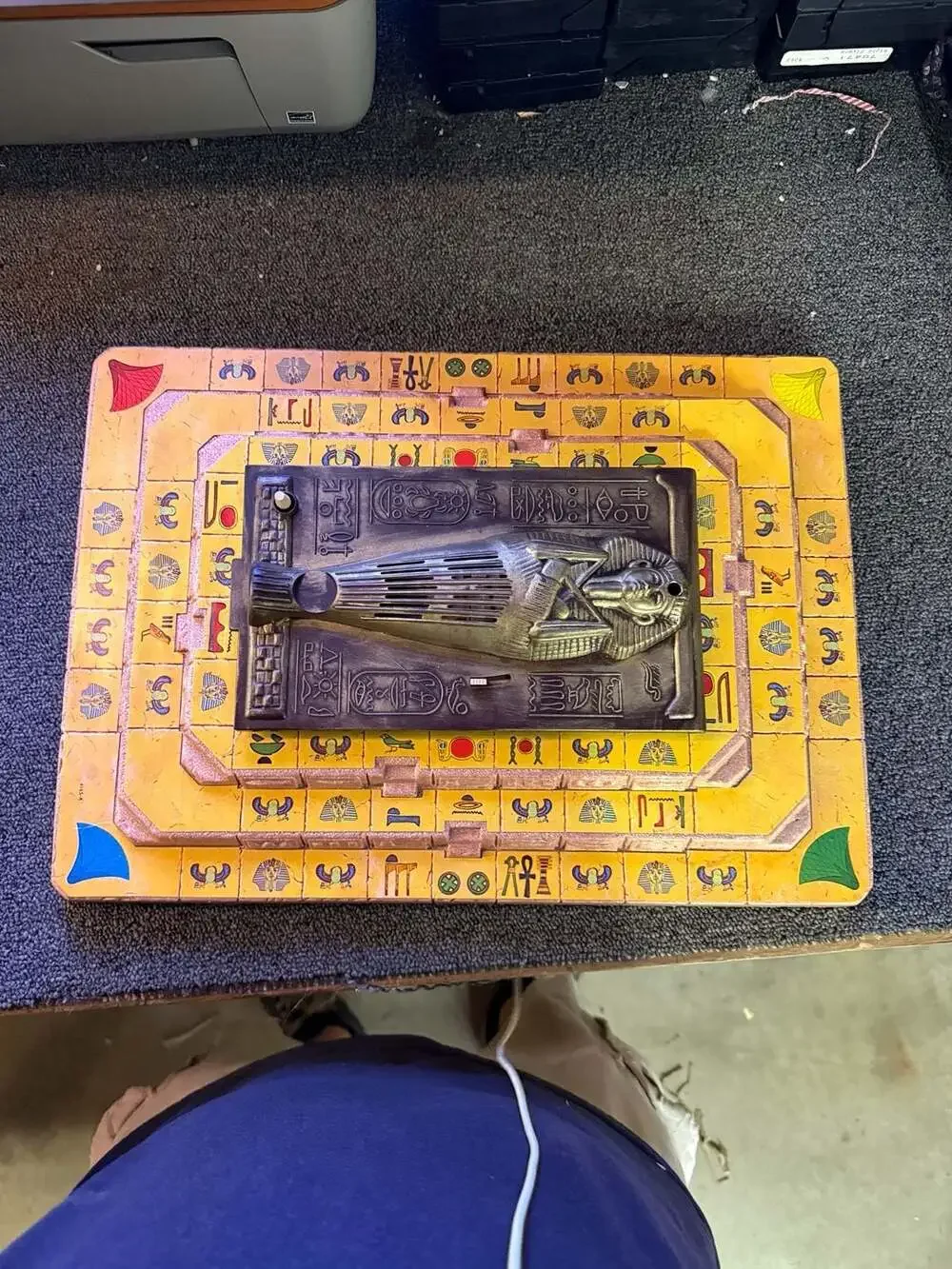 Vintage Milton Bradley (1971) Voice of the Mummy Board Game *Missing Pieces*